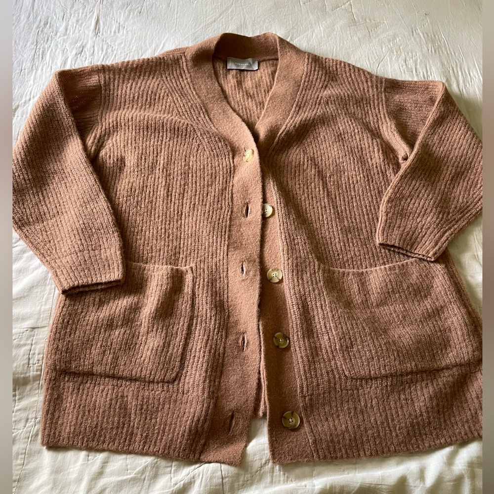 Everlane Oversized Alpaca Cardigan
